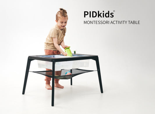 Sensory Table - Outdoor & Indoor Toddler Play Table - Kids table with 2 chairs - 2in1 Montessori Activity Table, for 1,5 to 8 years