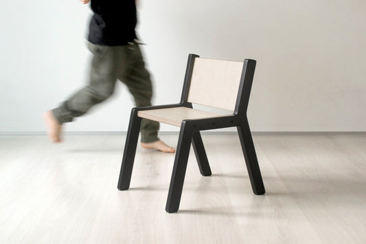 Chair with Back - 26 cm,31 cm,35 cm seat height - additional chair for Convertible Helper Tower, Multifunctional Learning Stool - Chair Back