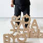 ABC Wooden Alphabet Balancing Toy