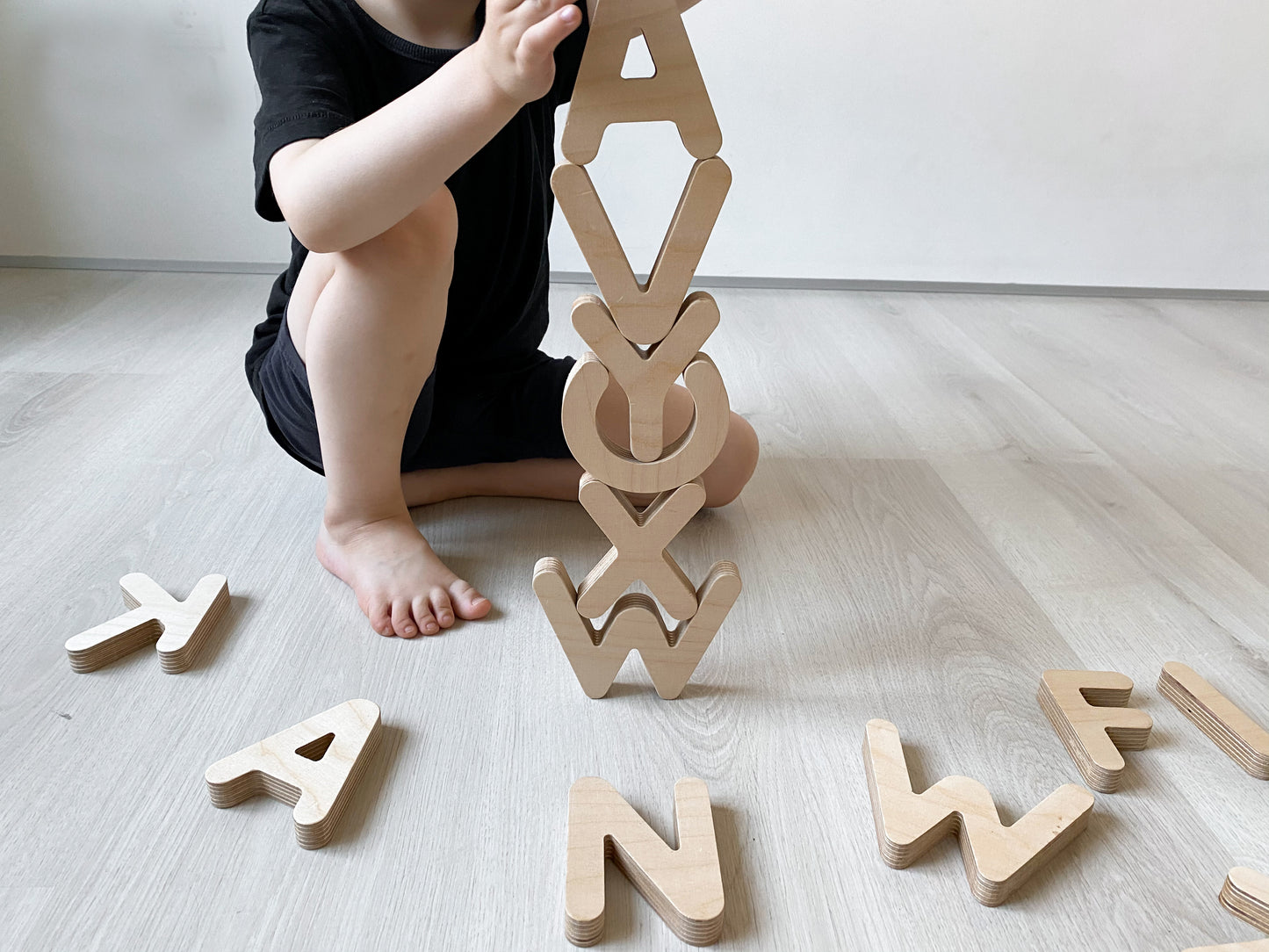 ABC Wooden Alphabet Balancing Toy