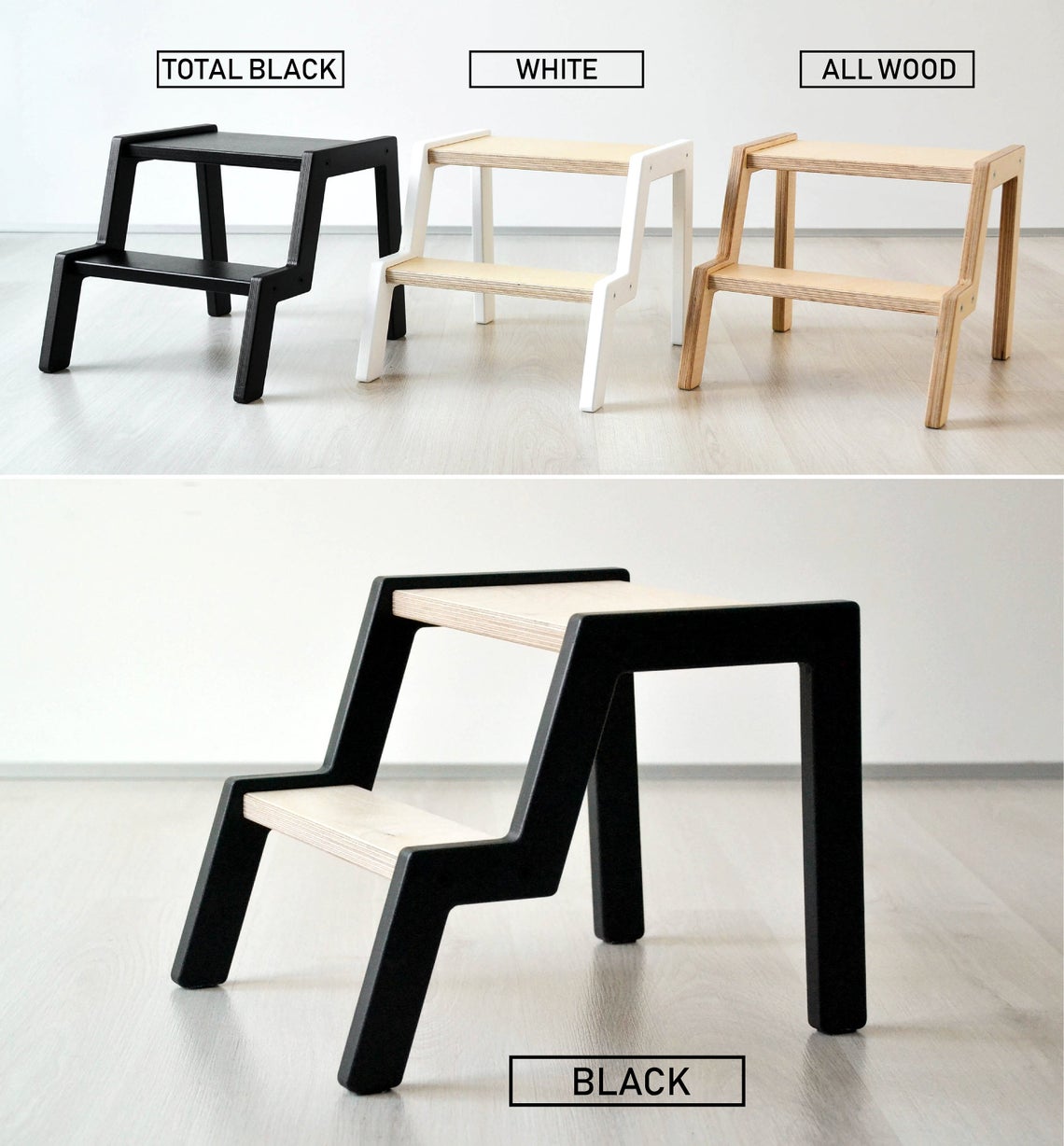 Step Stool 45 (17,7") height, Montessori Learning Stool