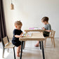 Table with Drawer and Chair for 1,5 to 8 years kids